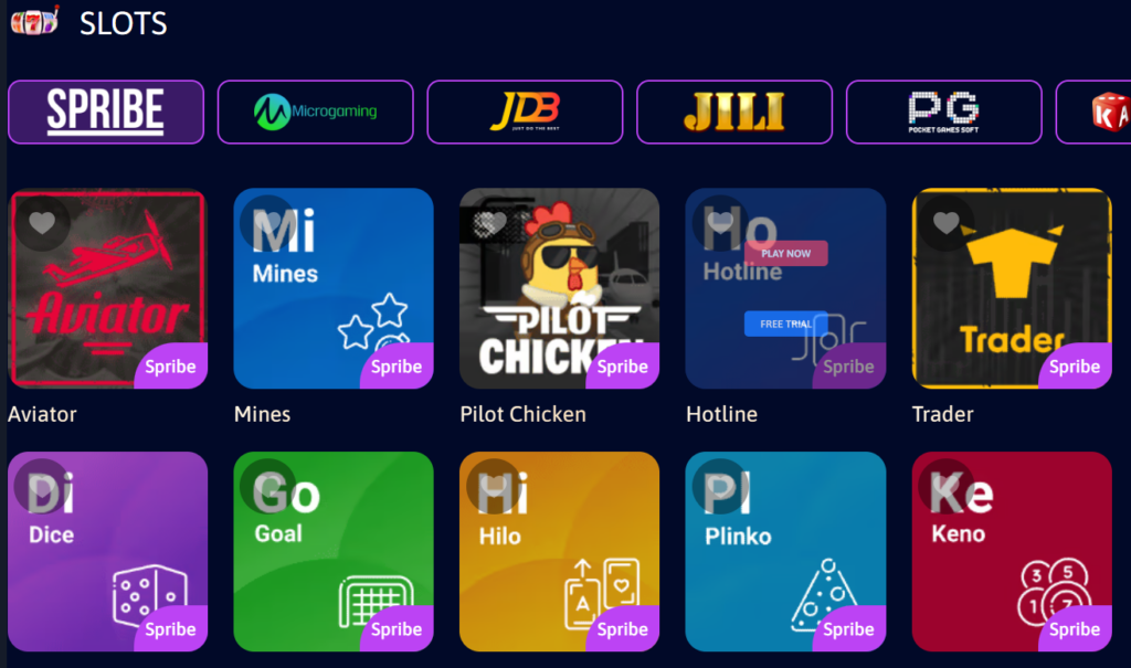 Slots Games in PKRSLOTS Game