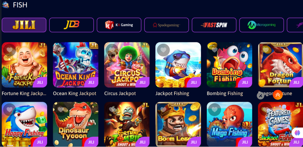 Fishing Games in PKRSLOTS Games